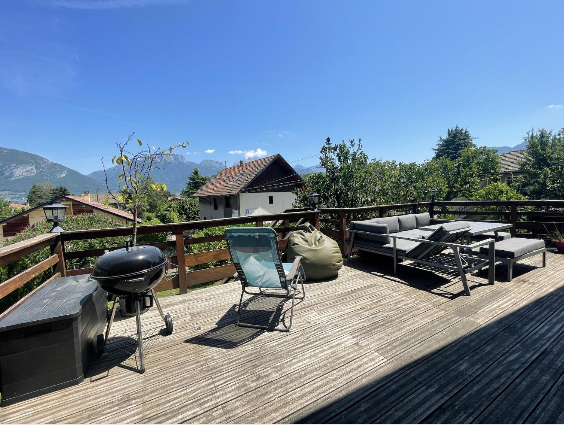 Cosy Chalet Annecy Lake For A Family Sevrier Bagian luar foto
